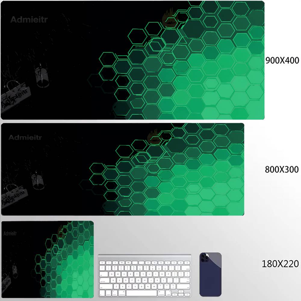 Hexagon Large Gaming Mousepads Design Mouse Pad Computer Mousepad Desk Mat 90x40cm Desk Pads For PC Keyboard Mats Table Rug Xxl