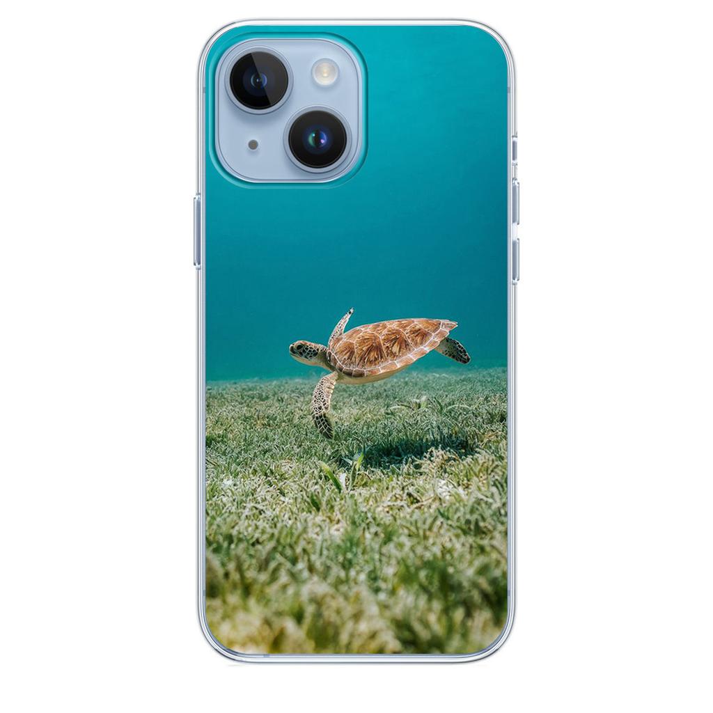 Applicable iPhone16 Sea Turtle Animal Phone Case Sea World Sea Turtle Phone Case