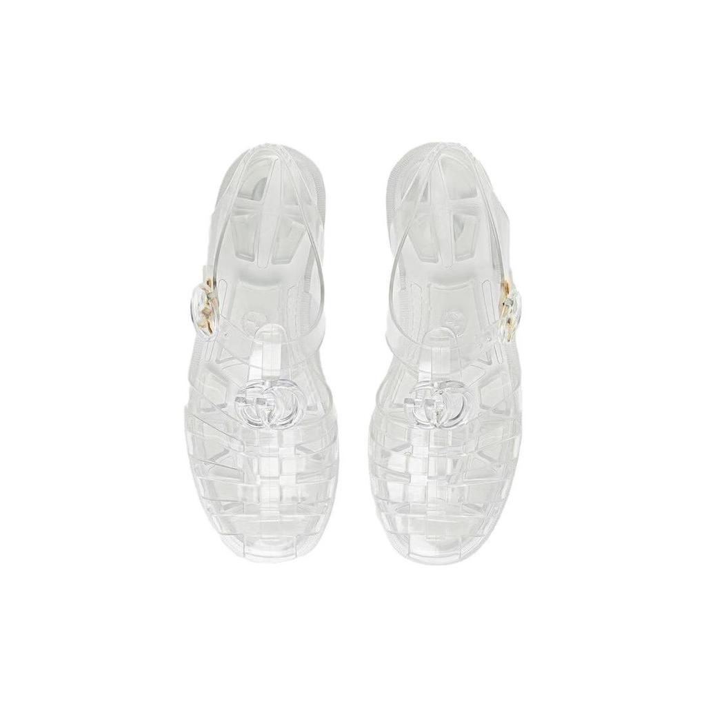 Gucci Женская рыбацкая сандалия Gg 'Clear' 676970 JFM00 8300
