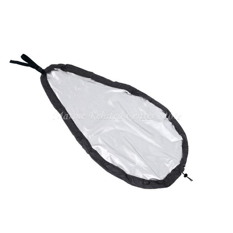 Black / Silver Kayaking Accessories Cockpit Sunscreen Cover Practical Multifunctional Waterproof Cover Cockpit Protection Cover