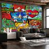 Sonic Hedgehog Wall Tapestry Aesthetic Wall Hanging Printed Fabric Blanket Decorative Tapestries For Bedroom Living Room Home Decor