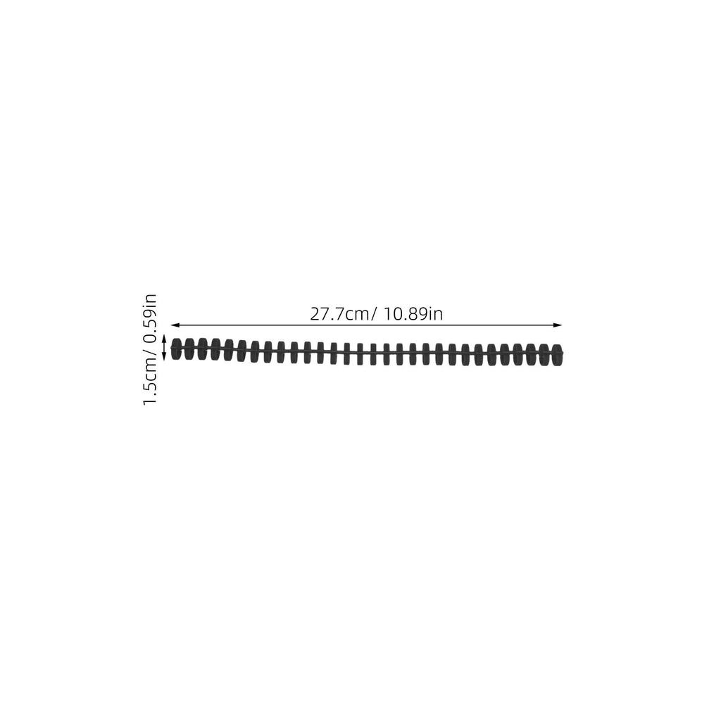 20Pcs Plastic Binding Coils 30 Hole Round Design Loose Leaf Notebook Rings for DIY School Office Report Presentation Binding