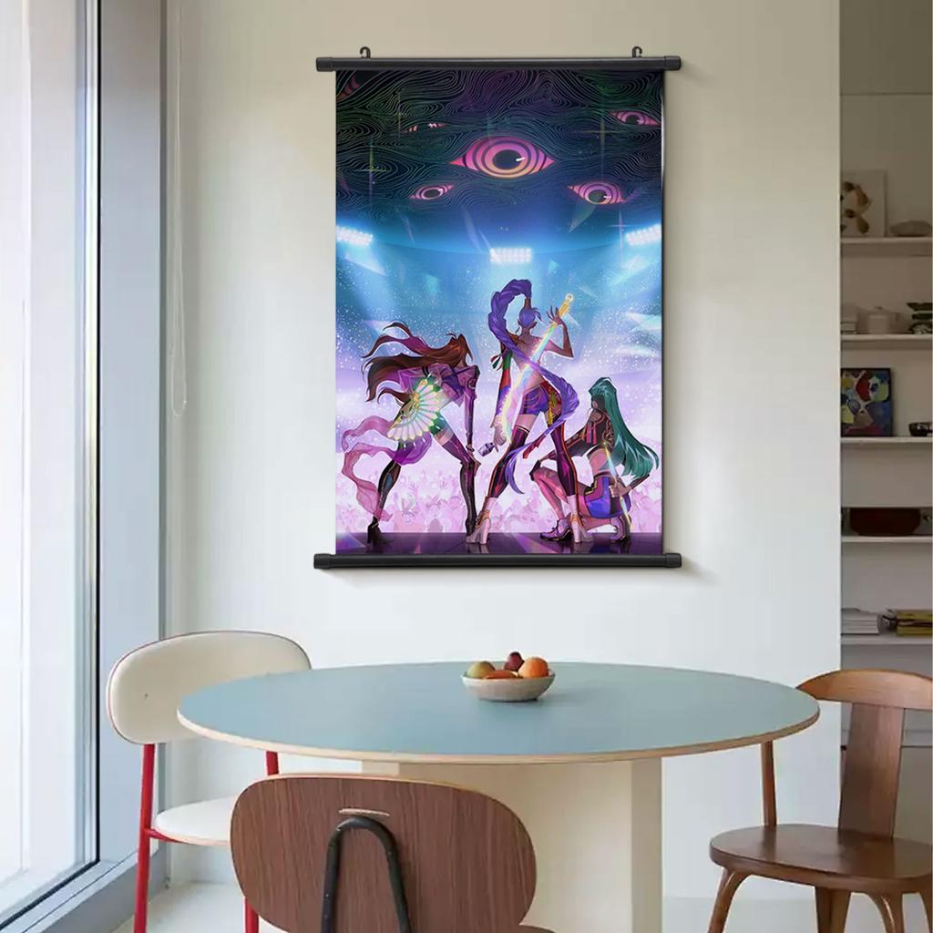 Group Hanging Painting Film And Television Animation Peripheral Poster Scroll Painting Indoor Bedroom Decoration Painting