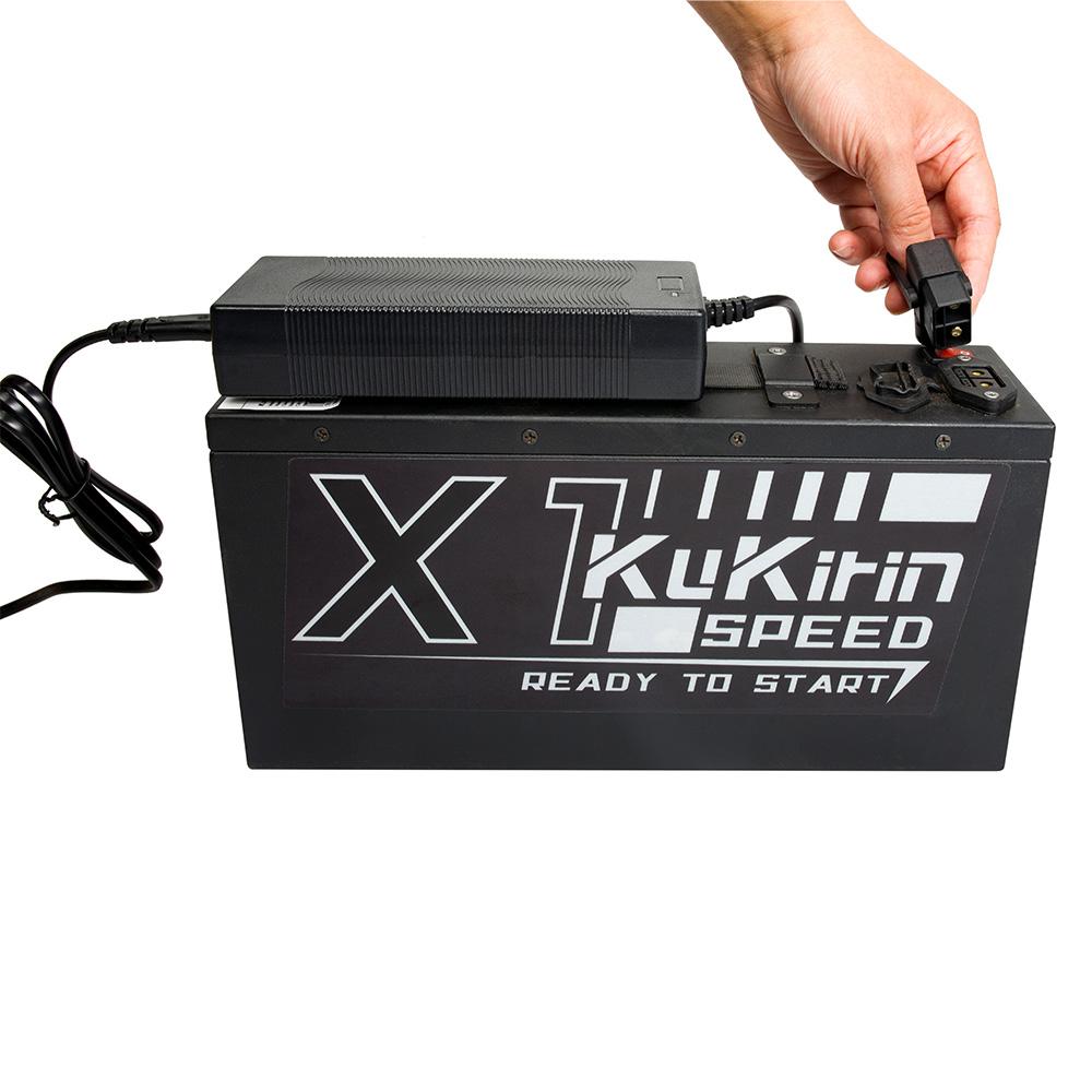 KuKirin Электрические мотоциклы для бездорожья X1 14" Пиковый двигатель 2000 Вт Полностью амортизированный Электрический велосипед для взрослых 48 В 20,8 Ач Гидравлические тормоза