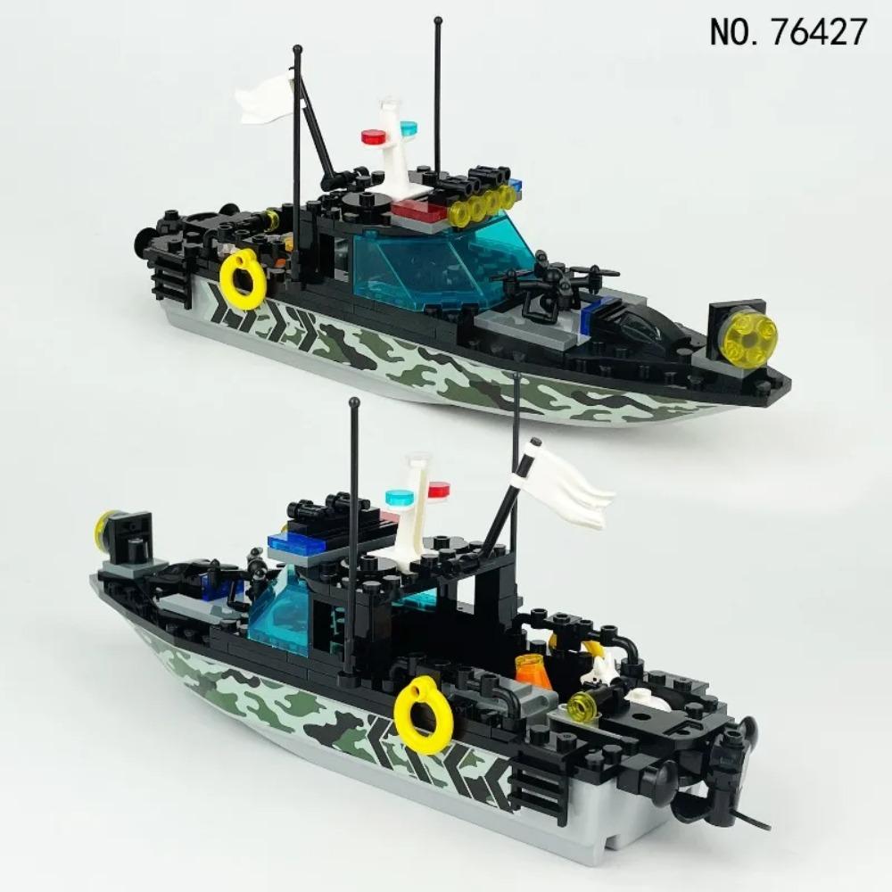Ship Building Blocks Humanoid Dolls kids' birthday gifts Cartoon Characters Mini Doll Gift Creative Building Toys Boat Model