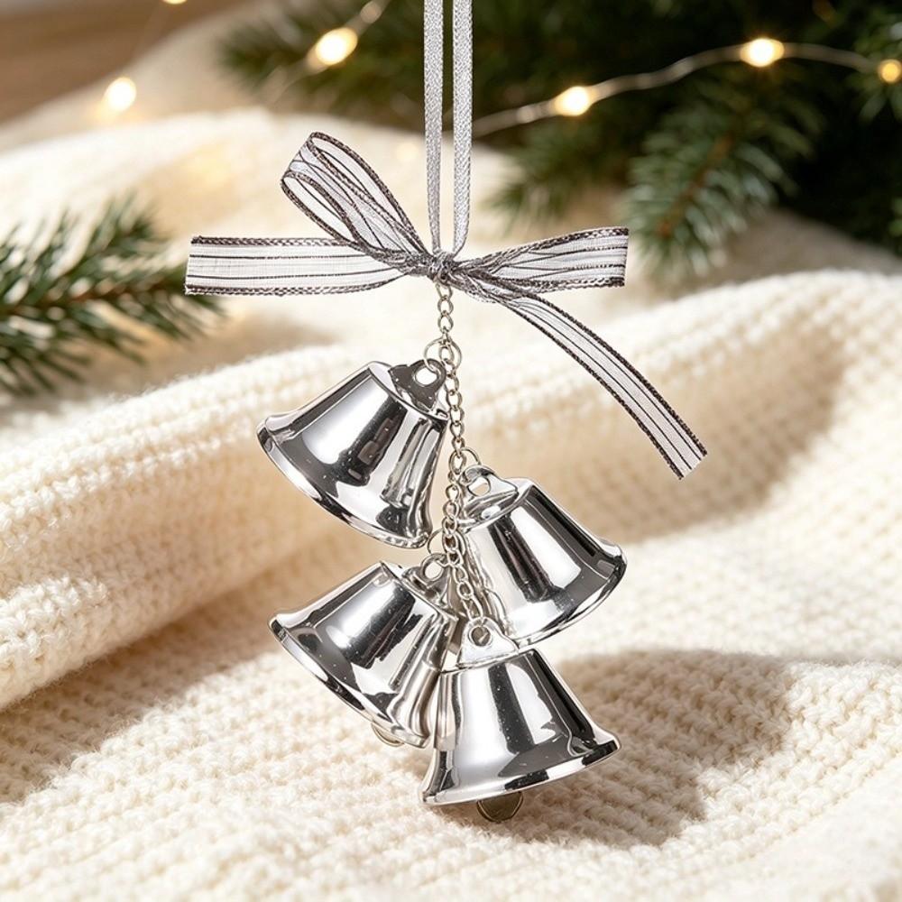 Crisp Sound Xmas Tree Pendant Creative Door Hanging Bell Gifts Retro Windbell  Entrance Porch