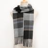 180*35cm Women Winter Unisex Tassel Color Lattice Cashmere Scarves Autumn Long Couple Thinker Warm Female Shawl  Men
