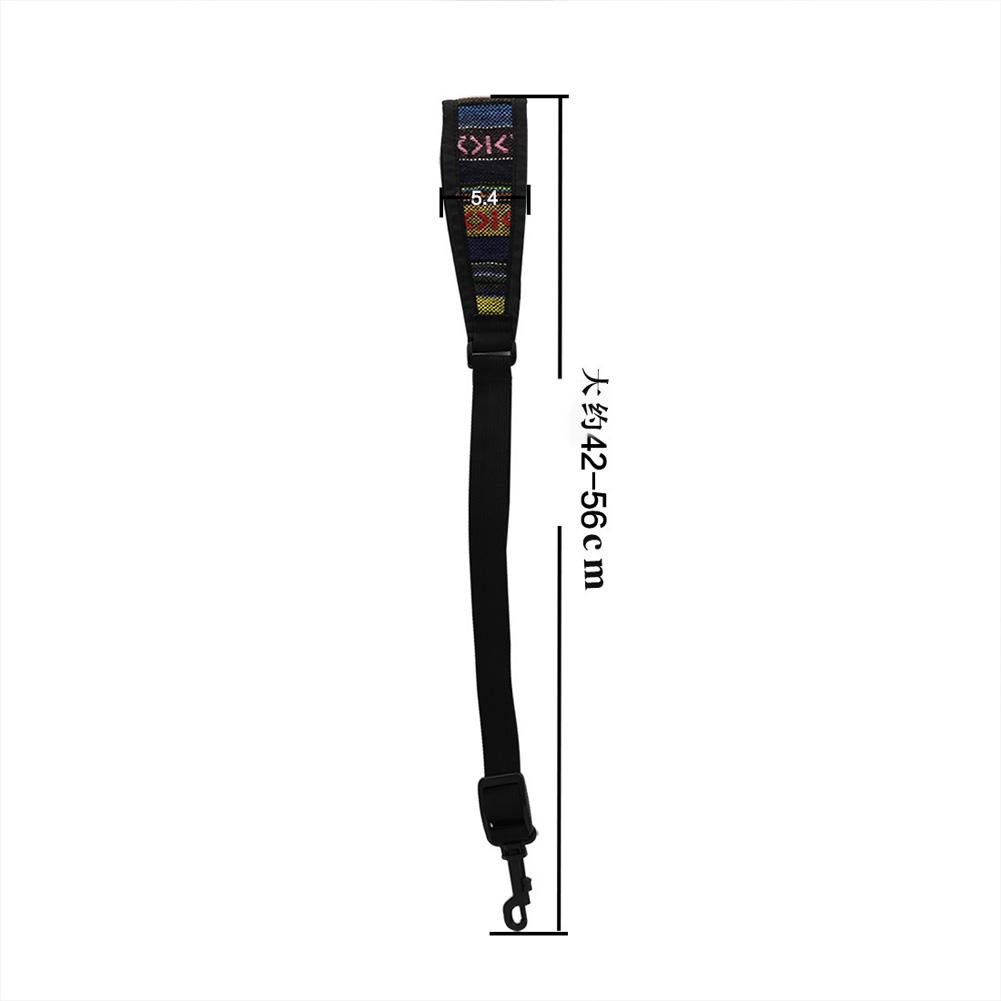 Saxophone Neck Straps Ethnic Style High-elastic Cotton Belt Hanging Neck Straps For Soprano Alto Tenor Saxophone