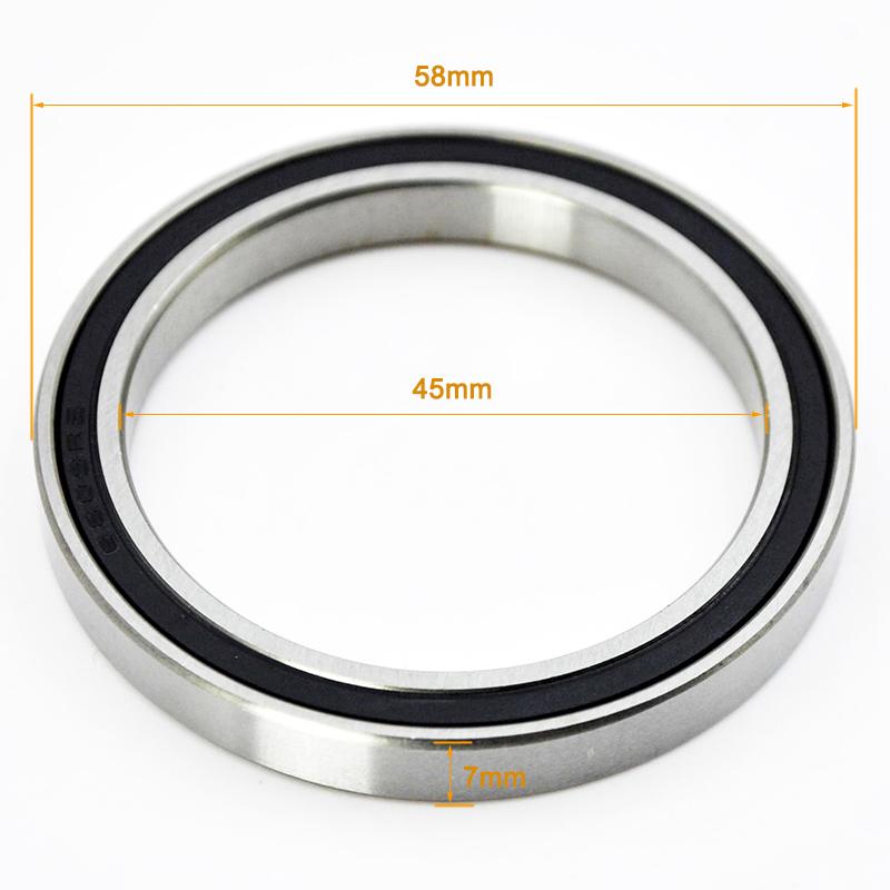 2pcs 6806 6807 6808 6809 6810 6811 6812 6813 6814 6815 6816 2RS DDU RS Bearing 6808RS Deep Groove Ball Bearings
