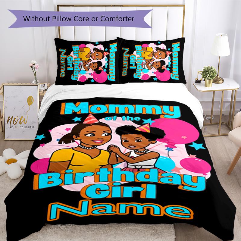 3pcs Custom Name Gracies Corner Bedding Set Duvet Cover Closure Includes 1 Duvet Cover & 2 Pillowcases for All Seasons Bedroom Decor