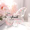 Butterfly Transparent Acrylic Tabletop Decoration Vertical Ornament Gift