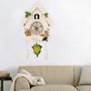 Cuckoo Wall Clock Arabic Numerical Decorative for Indoor Bathroom