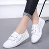 Summer White Women Shoes Moccasins Flats Hollowed Breathable Loafers Shoes Women's Soft Casual Flat