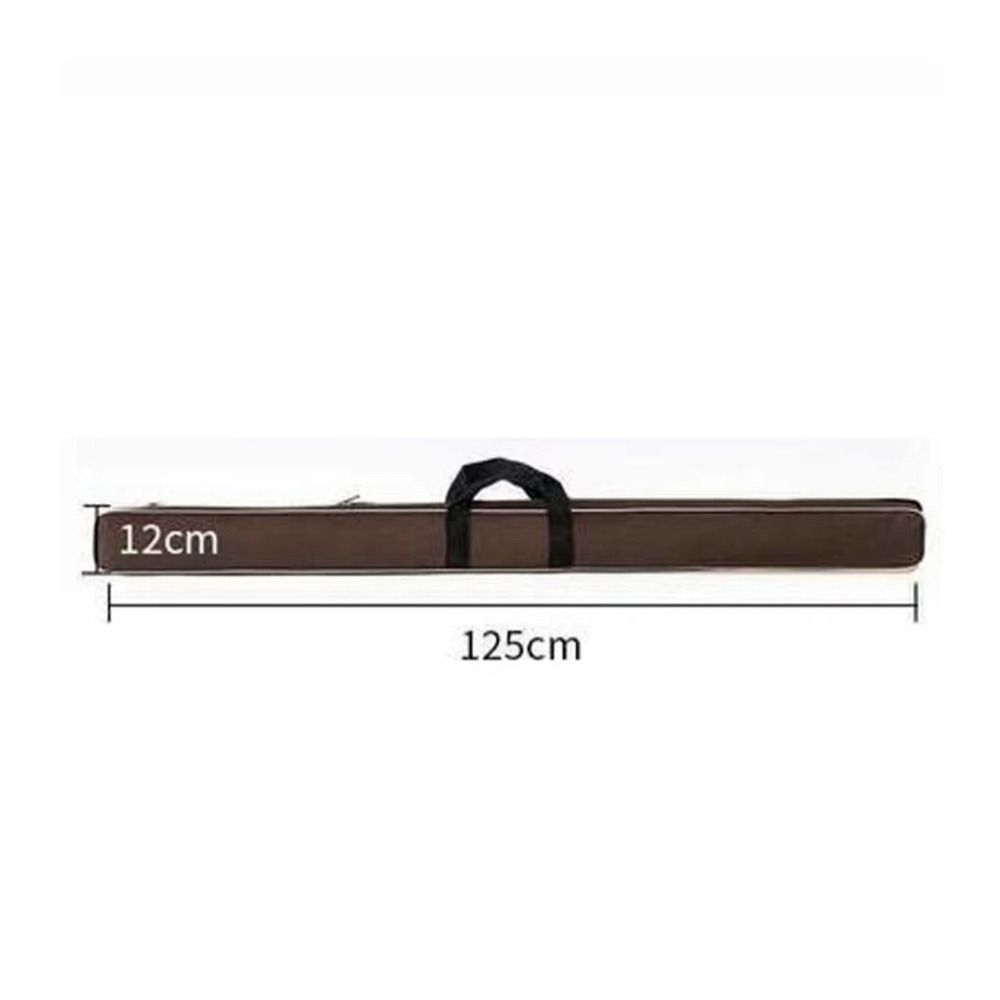 Hand Woven Handle Fishing Rod Case Storage Two Way Zipper Fishing Gear Bag  Storage Umbrella