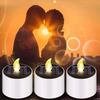 Outdoor-Ready LED Candle Waterproof Flameless Candle Solar Tealight  Home Decoration