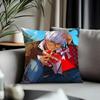 Viral Oobey Mew Cushion Cover Antidustmite Pillowcase Invisible Zipper Silky Short Plush Sofa Cushion Cover