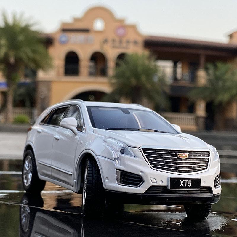 AABHV1 1:32 Cadillac XT5 Внедорожник Сплав Модель Автомобиля Литье под Давлением Металлические Игрушечные Машинки Модель Автомобиля Симуляция Звук и Свет Коллекционная Игрушка Подарок