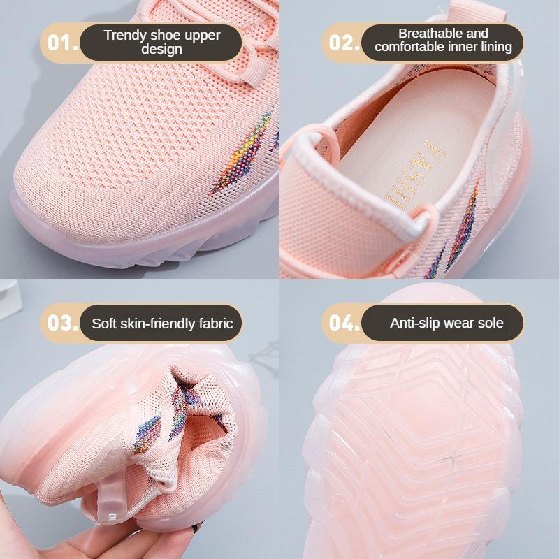 Women's Shoes Jelly Soft Sole Casual Women's Shoes Versatile Sports Women's Breathable Sports Shoes Sneakers
