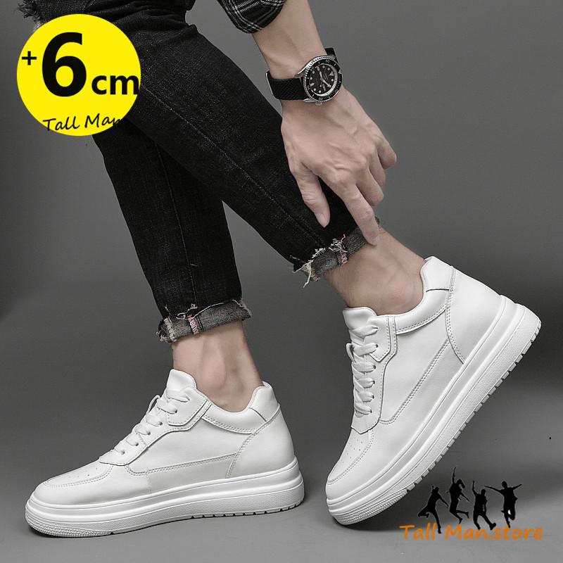 Кроссовки Мужские Спортивные Повышающие Рост Обувь на Платформе Стелька Увеличения Роста 6 См Мужские Повседневные Высокие