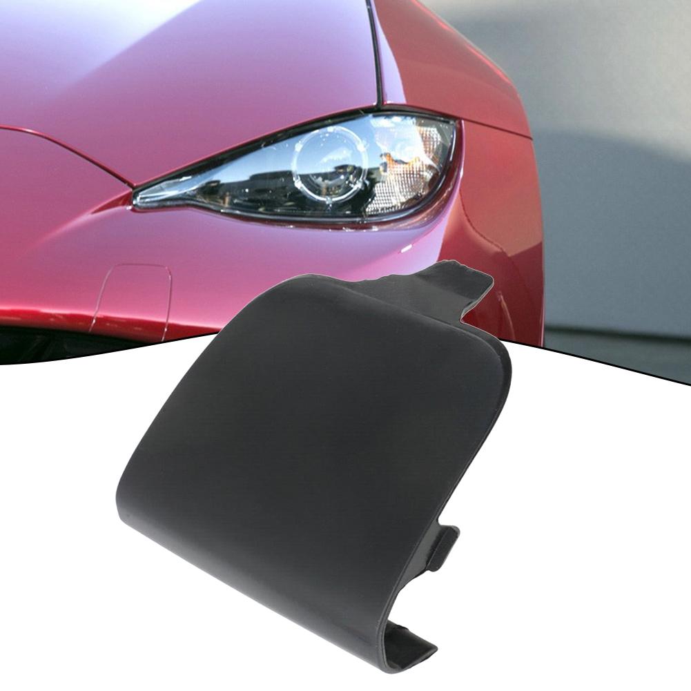 Неокрашенная/черная Заглушка крюка для Miata 2016-2021 Передний бампер
