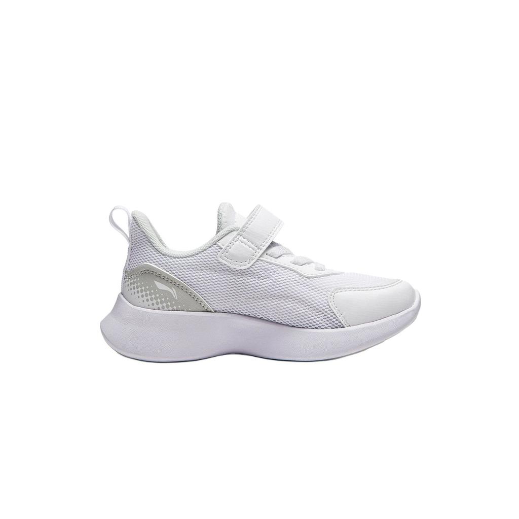 Li Ning Детские удобные универсальные нескользящие износостойкие кроссовки с низким верхом Детские кроссовки Белый Фиолетовый YKNU076-3