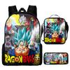 Рюкзак Dragon Ball Укун Школьный рюкзак для учеников 3D Цифровой мультфильм Школьный рюкзак для детей начальной школы