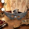 Professional Cosplay Prop Eagle Masque, Realistic Bird Half Face Adjustable Masque Masquerade for Halloween, Carnival Party Costume Retro Halloween