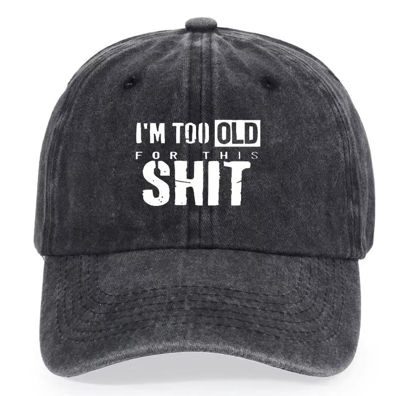 A Unisex's retro-style adjustable baseball cap with adjustable size, suitable for all seasons.