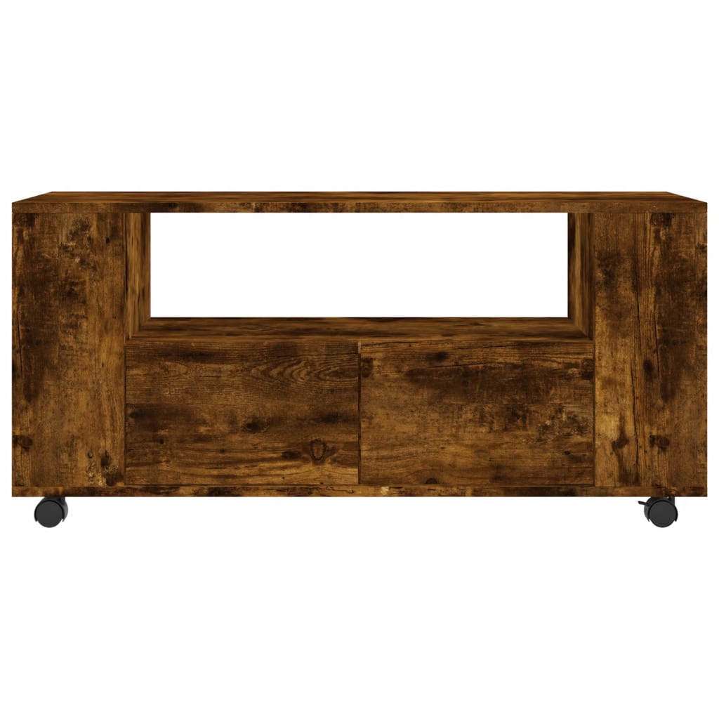 vidaXL TV-Schrank Räuchereiche 102x34,5x43 cm Holzwerkstoff