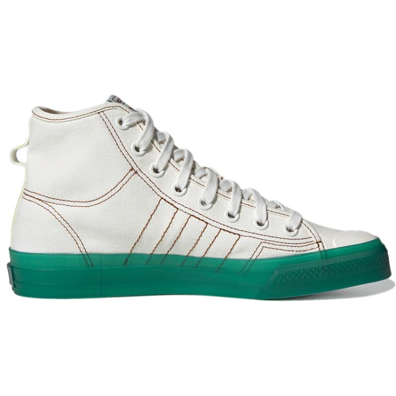 adidas Кроссовки Nizza Hi Rf 'Бело-зеленые' GX2707