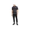 Nike Dri-Fit Unscripted Striped Logo Short Sleeve Polo Men Tops Black DV7906-010