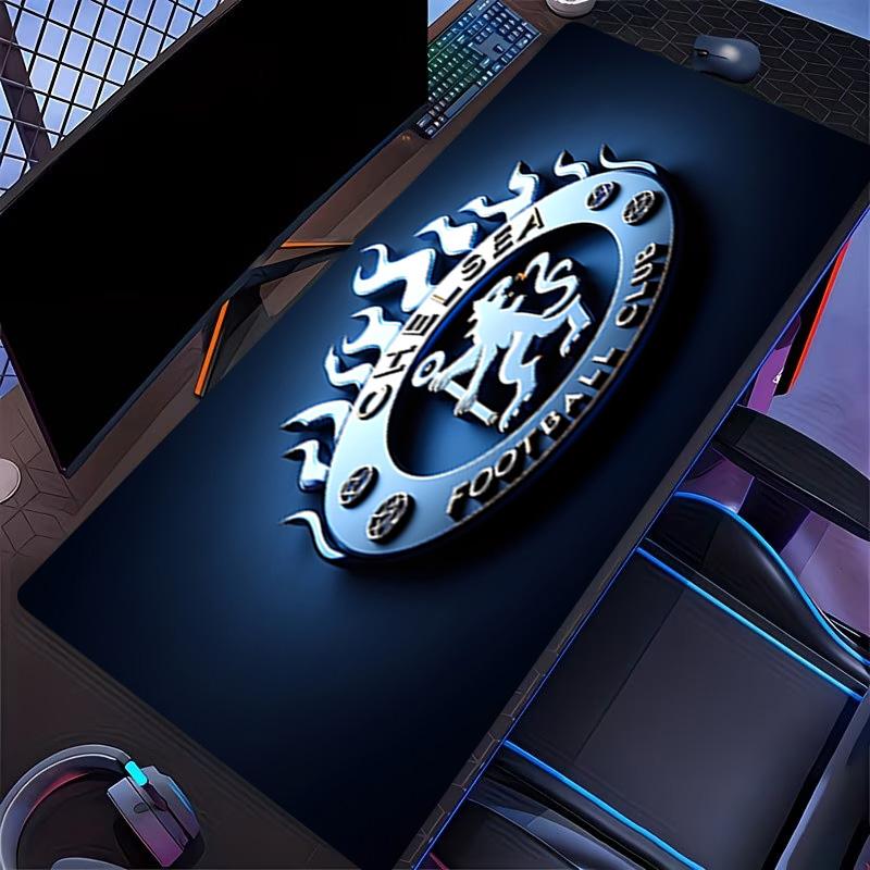football club F.C Print Mouse Pad, for Keyboard Pad Laptop PC Mat for Office Home Use, Desk Decor, Perfect Birthday Gift for Gamers