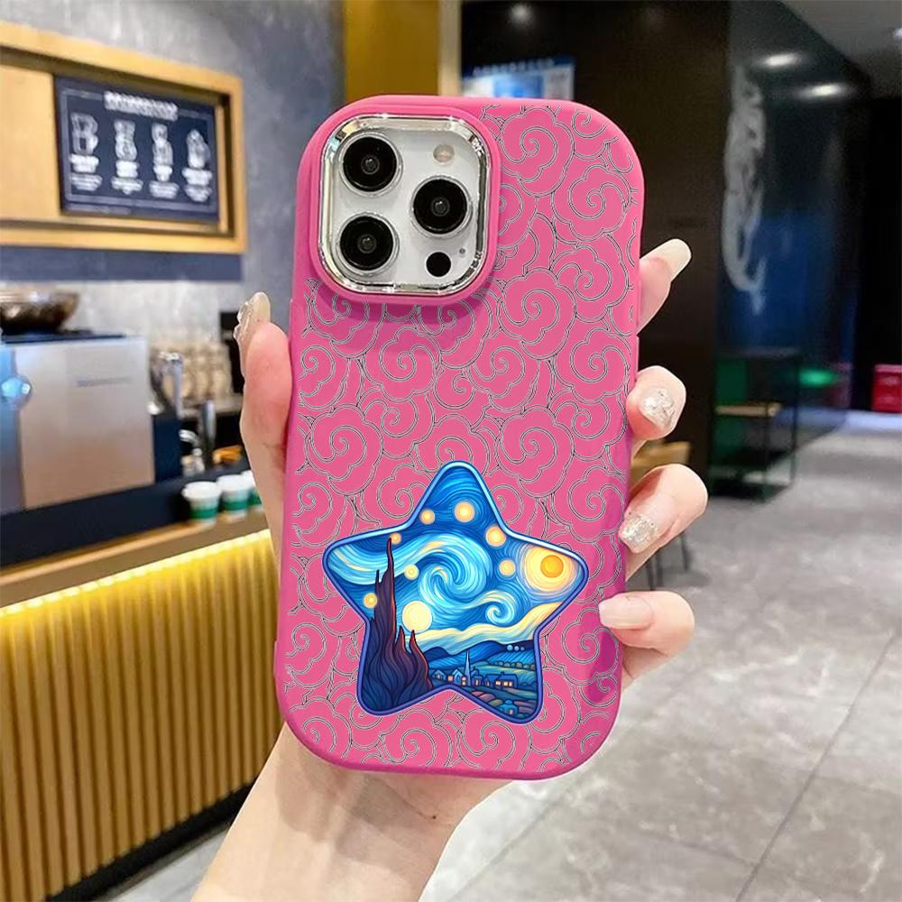 Чехол для телефона: 2D плоский дизайн, подходящий для защитного чехла iPhone 18 17 16 15 14 13 Pro, стиль для пары, тающая голова медведя, подарок на Рождество и Хэллоуин ..