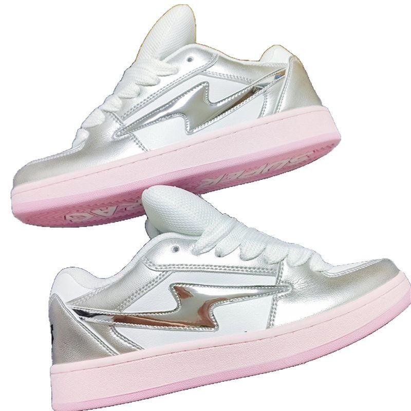 Высококачественная оригинальная обувь женская ретро 2025 молния новая обувь для доски мода хлеб ниша универсальная спортивная и досуговая обувь