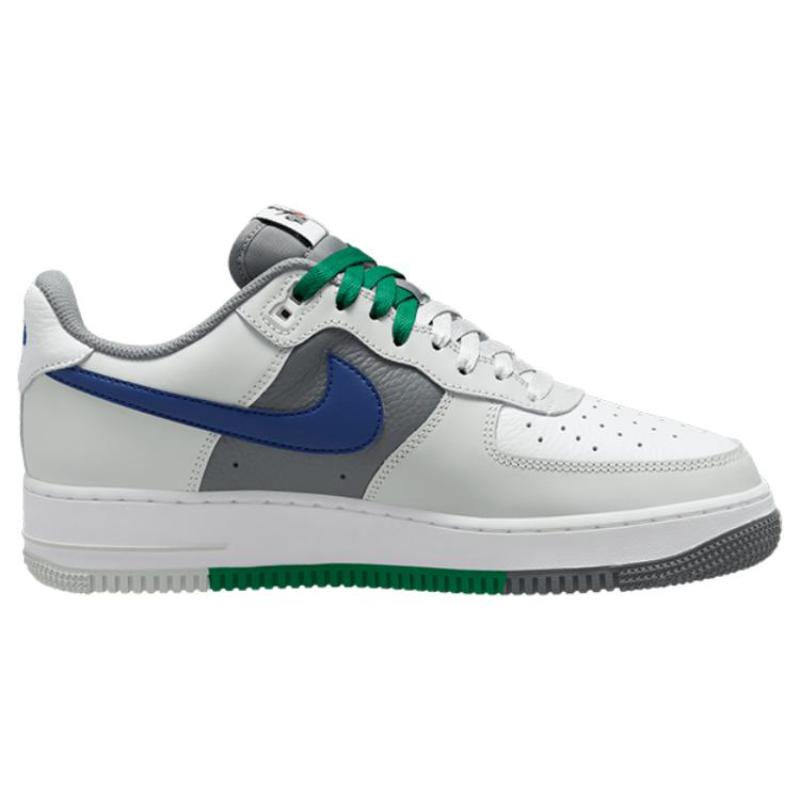 Nike Air Force 1 Low '07 LV8 Split Light Silver Deep Royal Blue Sneakers FD2592-001