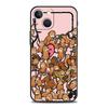 Чехол для телефона Обезьяна и Банан для iPhone 17 16 15 14 13 12 11 Pro Max 17 Air Plus Ударопрочный Мягкий ТПУ Корпус Fundas Capa Сумка