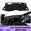fit for Toyota Corolla E210 12th 2019 2020-2024 Car Accessories Dashmat Dashboard Cover Pad DashMat Sunshade Protective Carpet
