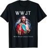 Funny Disc Golf What Would Jesus Throw Unisex T-Shirt