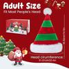 Christmas Hat Christmas Plush Party Supplies Soft Velvet New Year Hats For Adults Men Women Photoshoot Caroling Office Festive