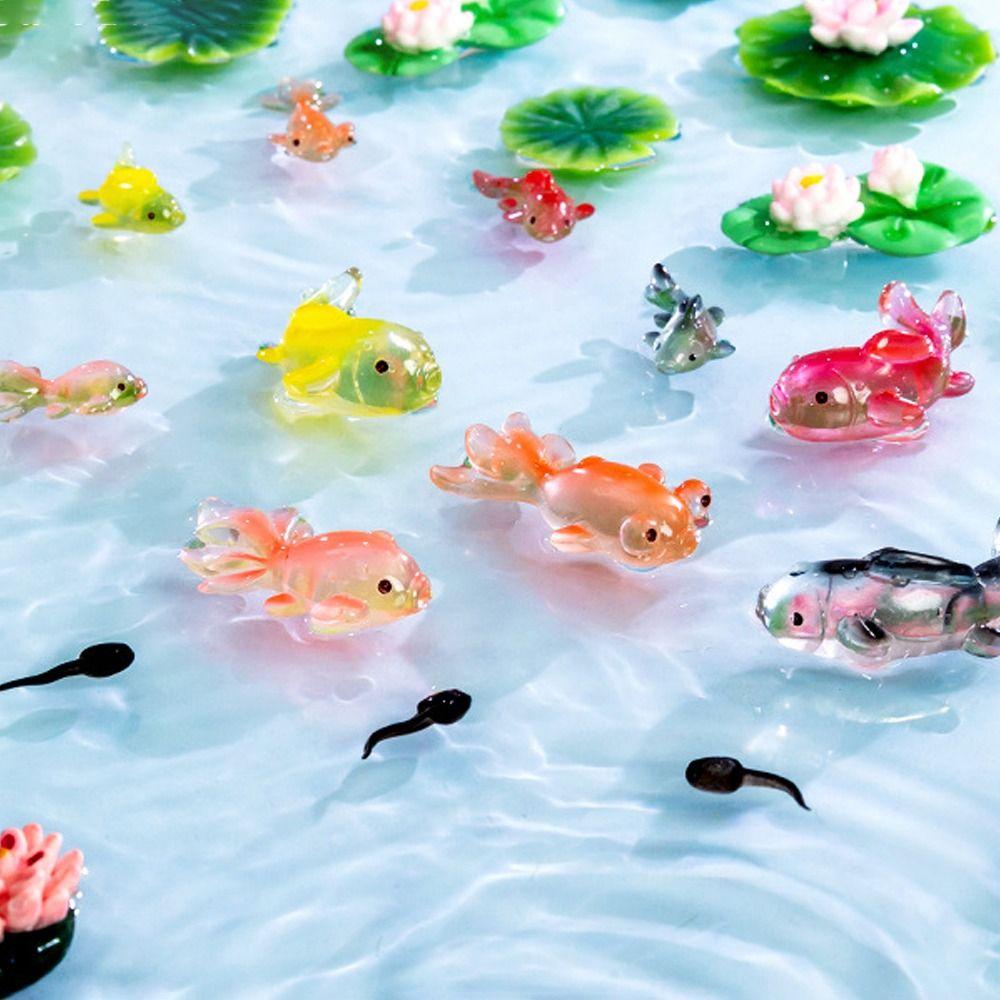 Симпатичные украшения для маленьких рыбок своими руками, аксессуары для украшения аквариума, маленькие украшения