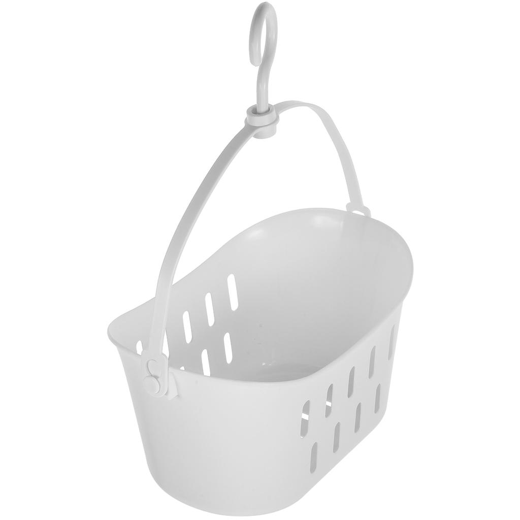 Plastic Storage Basket Bathroom Shower Trash Can Hanging Baskets for Organizing