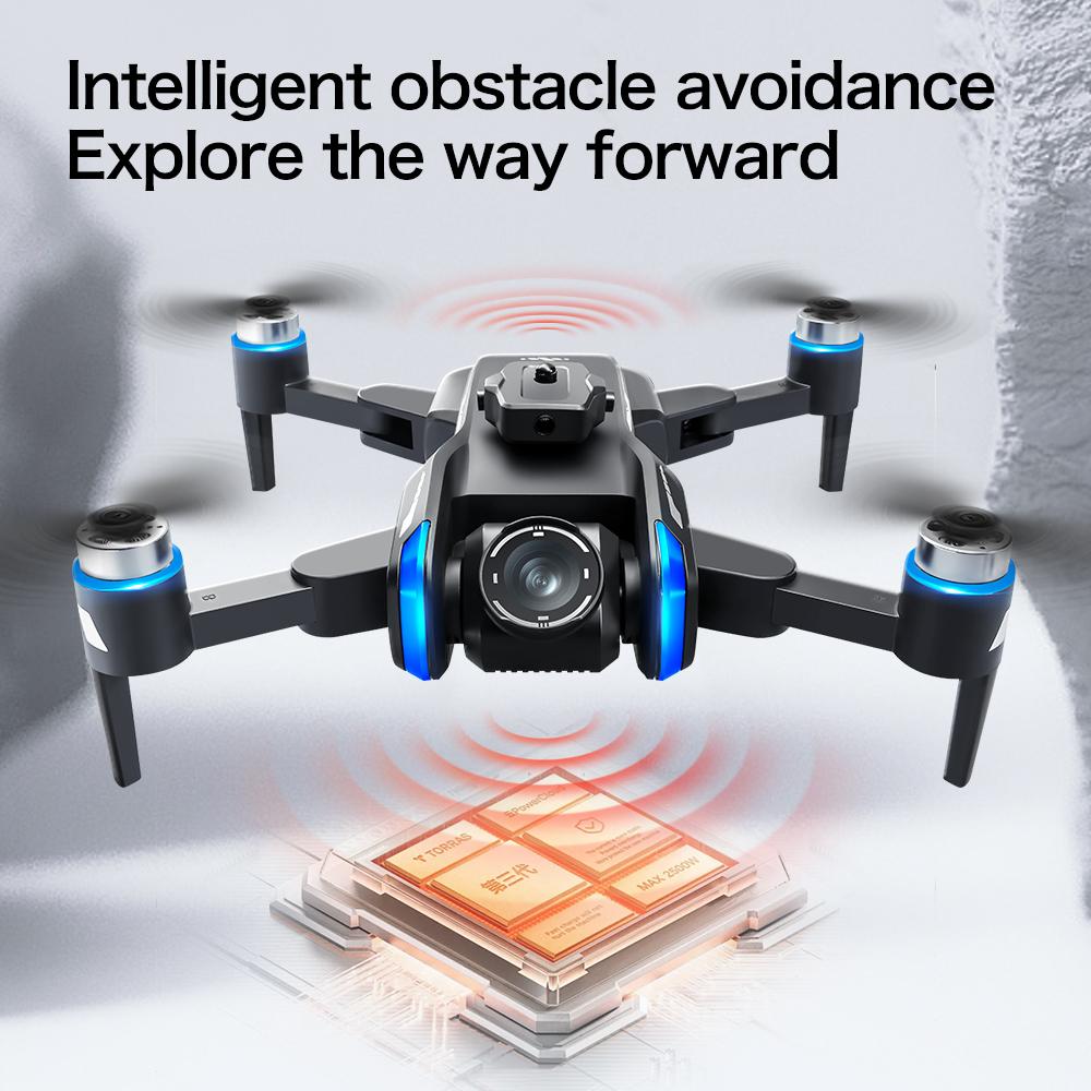 2025 New LYZRC XT808 Drone Screen Display 8K Professional HD Dual Camera 5G Optical Flow GPS Brushless Motor Folding RC Quadcopter Toy