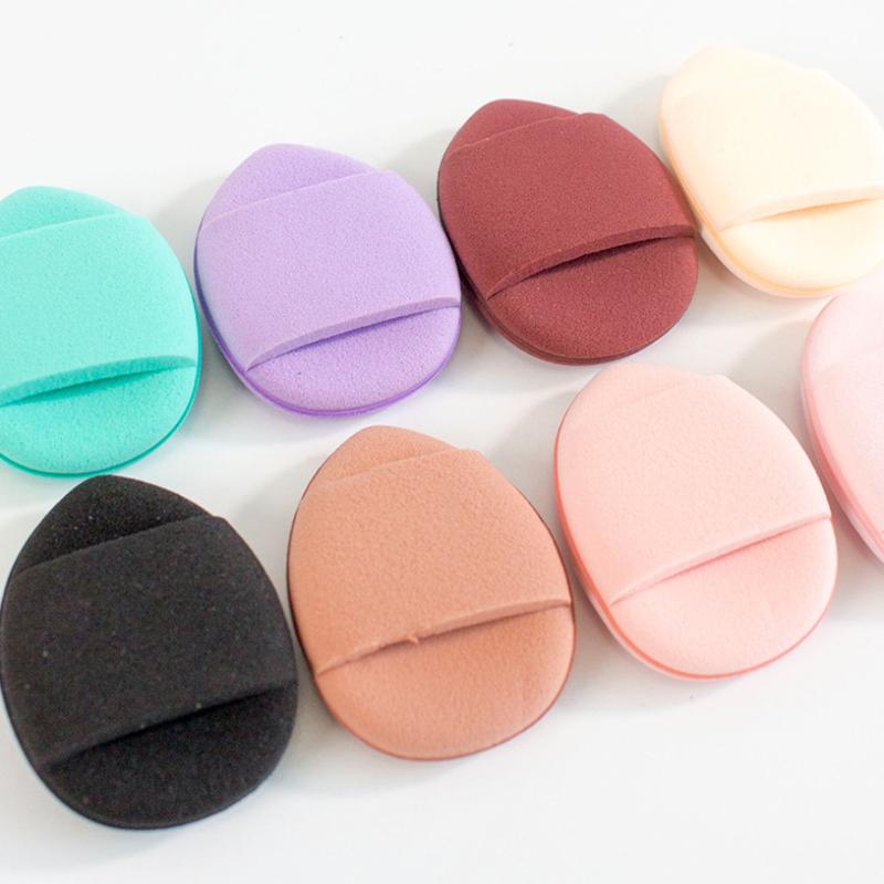 Mini Finger Cushion Puffs 10Pcs Latex-Free Reusable Soft Sponge Powder Puffs for Concealer Foundation