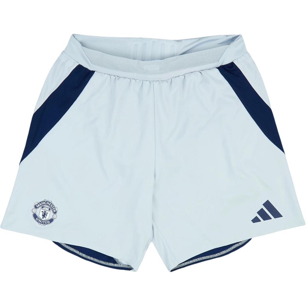 Adidas Manchester United 2024-25 Authentic Away Shorts Comfortable Versatile Elastic Football Pants Unisex Shorts IU1386