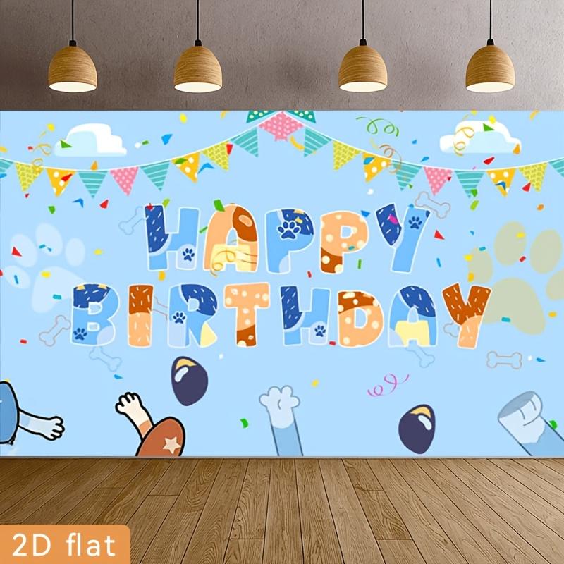 2D flat design 1 piece suitable for birthday celebrations festive gatherings home decoration with fashionable patterns