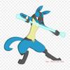 Cartoon Desktop Wallpaper Lucario Iron On Heat Transfer Printing Vinyl Patches Sticker for Clothes DIY Appliques Washable Patches