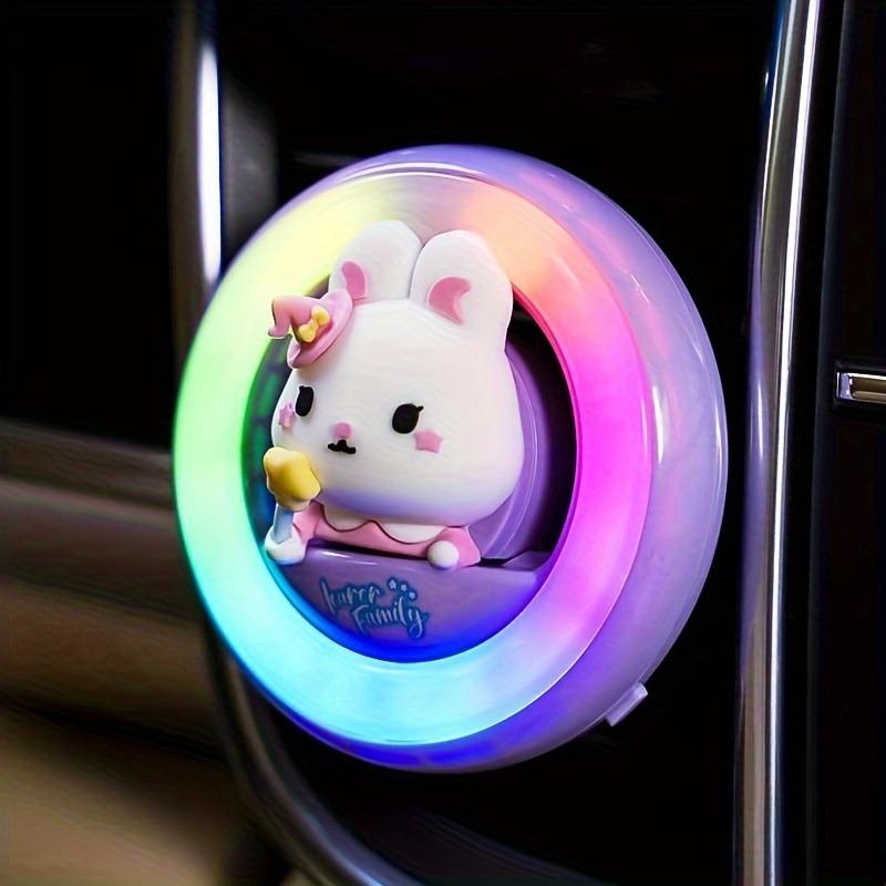 Набор светодиодных освежителей воздуха для автомобиля RGB - ароматерапевтический диффузор с синхронизацией музыки и 3 премиальными ароматами (Океан, Одеколон, Лимон) - Питание от порта USB