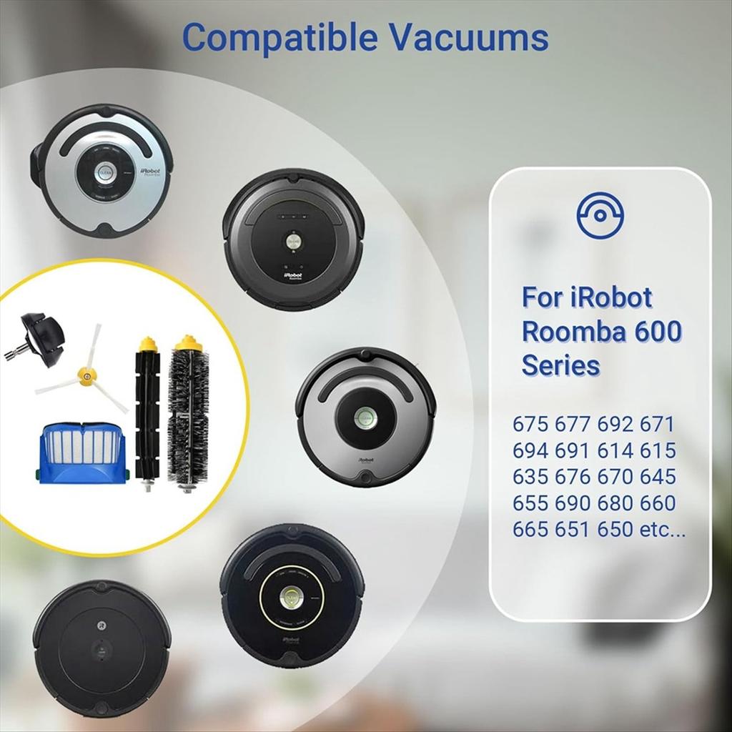 B15C Replacement Parts for IRobot Roomba 600 Series 692 675 677 671 694 614 691 670 615 676 639 621 679 Robotic Vacuum Parts