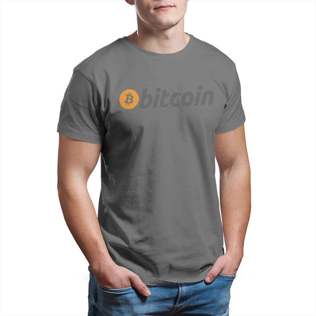 Bitcoin Sign Art Сатоши Накамото Классическая Футболка С Круглым Вырезом Топы Большого Размера Футболки Хлопковые Футболки С Коротким Рукавом