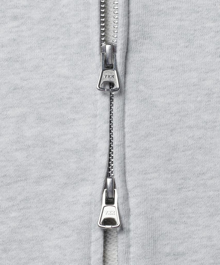 Musinsa Standard Hooded Sweat Zip-Up [Melange Light Gray]